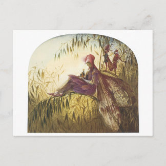 Cartão Postal Pássaro Falconer Fairy
