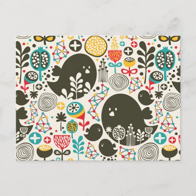 Cartão Postal Pássaro Grande (Frente)