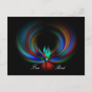 Cartão Postal Pássaro Livre
