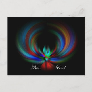 Cartão Postal Pássaro Livre