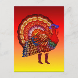 Cartão Postal Pássaro Velho Duro