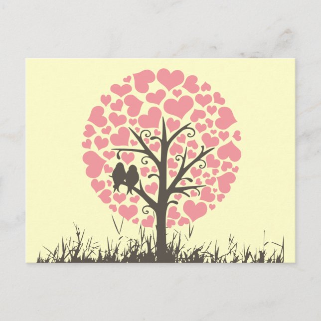 Cartão Postal Pássaros do Amor (Frente)