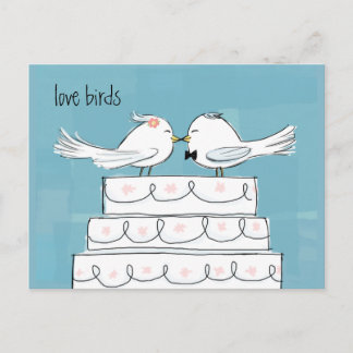 Cartão Postal Pássaros do Amor