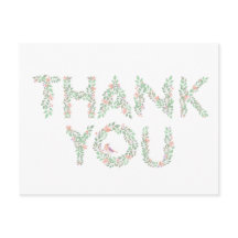 Pássaros e Letras de Amor Obrigado