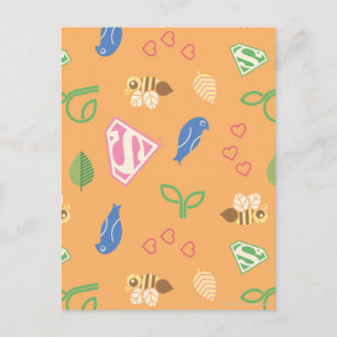 Cartão Postal Pássaros Supergirl e o Laranja das Abelhas