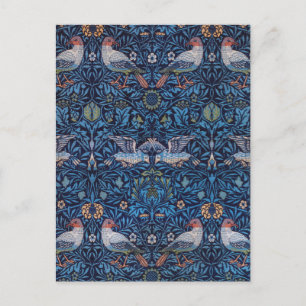 Cartão Postal Pássaros, William Morris