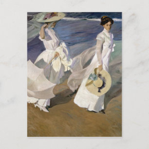 Cartão Postal Passeando ao longo da Orla Marítima, 1909