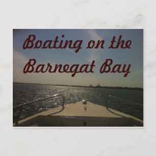 Cartão Postal Passeio de barco na Barnegat Bay