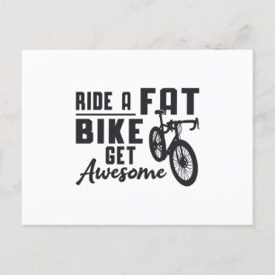 Cartão Postal Passeio de Fat Bike Um Fat Bike Fica Incrível Cicl