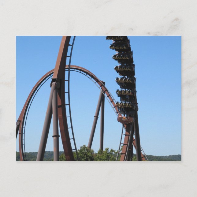 Cartão Postal Passeio de Fogo Selvagem de Cidade de Dólar (Frente)