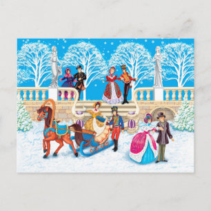 Cartão Postal Passeio de inverno