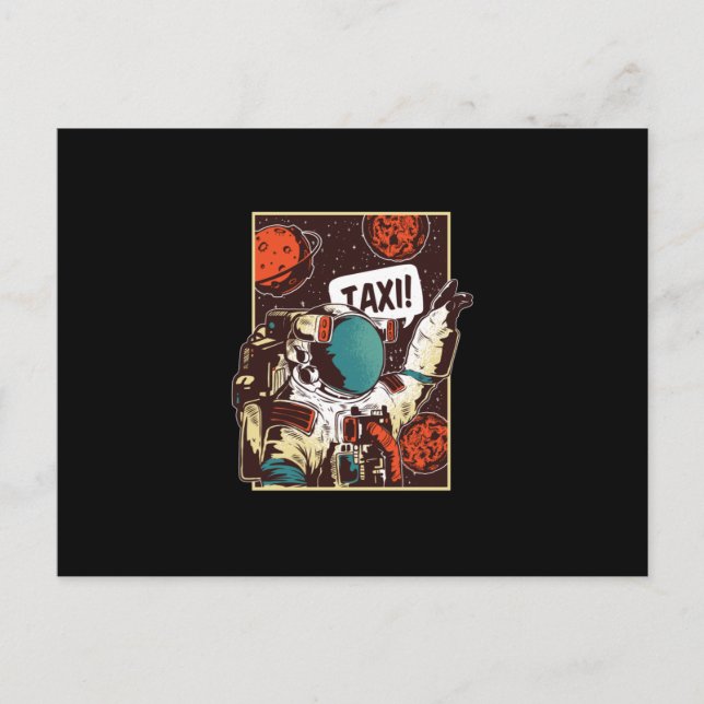 Cartão Postal Passeio espacial (Frente)