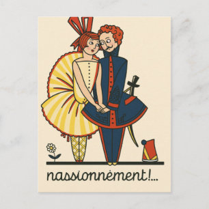 Cartão Postal Passionnément! por Elsie Denise Millon