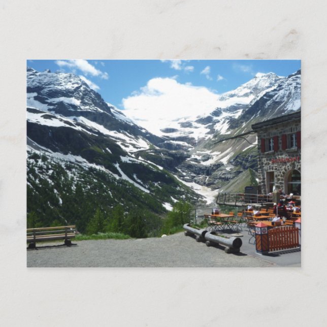 Cartão Postal Passo Bernina (Frente)