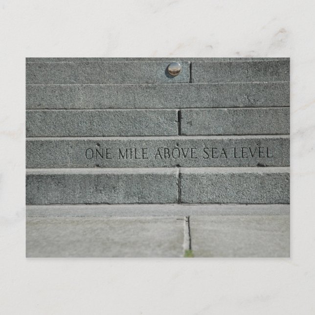 Cartão Postal Passos capitais do Colorado (Frente)