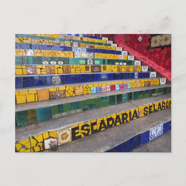 Cartão Postal passos do rio selaron (Frente)