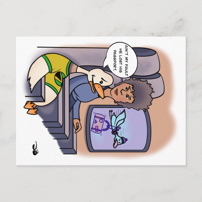 Cartão Postal Passport  (Frente)