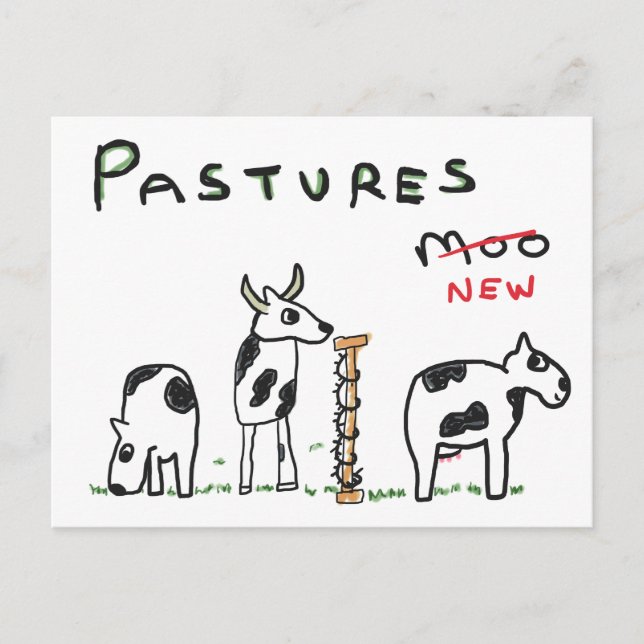 Cartão Postal Pastagens Novas (Frente)