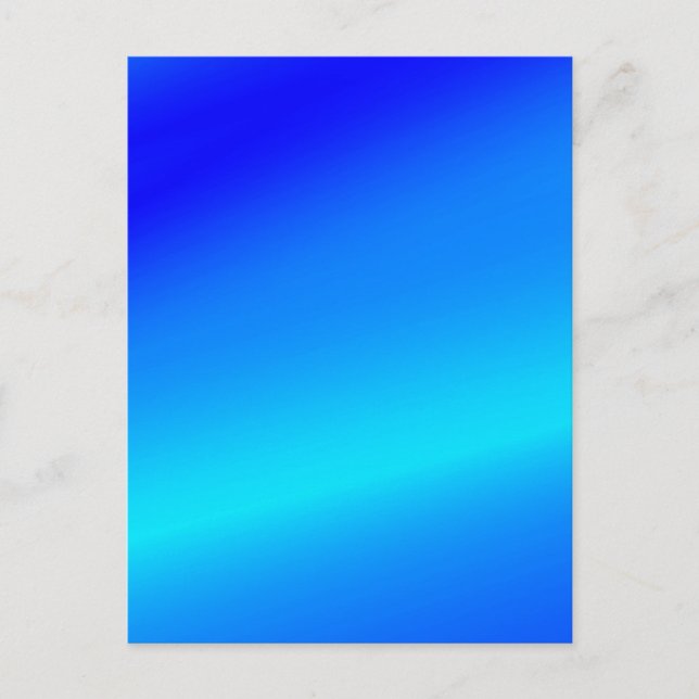 Cartão Postal Pastel abstrato de cor azul-ópera ombre (Frente)