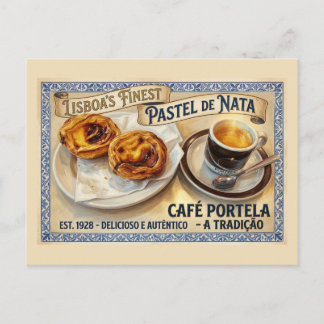 Cartão Postal Pastel de Nata