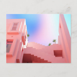 Cartão Postal Pastel House