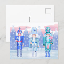 Cartão Postal Pastel Nutcracker Kings