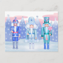 Cartão Postal Pastel Nutcracker Kings