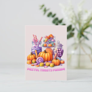 Cartão Postal Pastel Treats Parade
