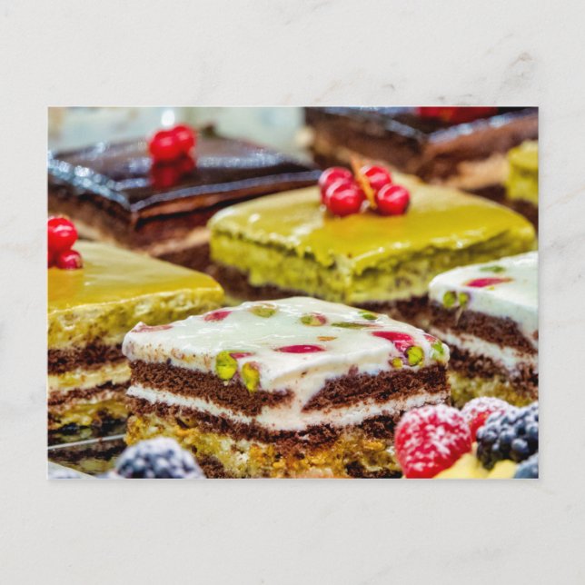 Cartão Postal pastelaria italiana (Frente)