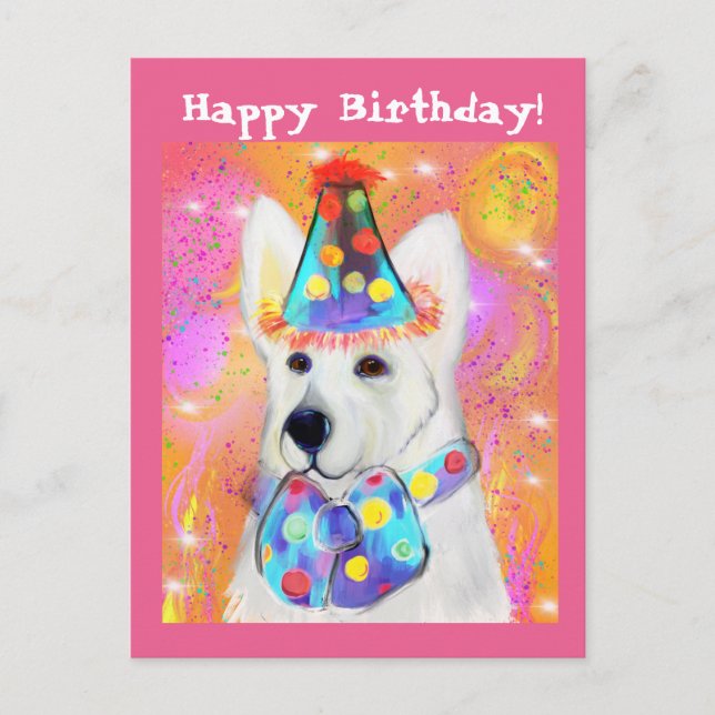 Cartão Postal Pastor Alemão     (Frente)