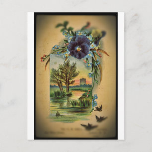 Cartão Postal Pastoral de Pensamentos Vitorianos