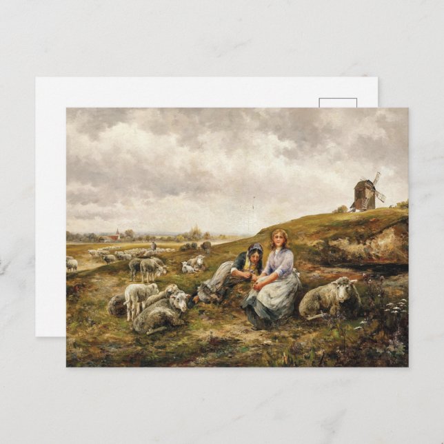 Cartão Postal Pastores antes das Portas da Cidade (Frente/Verso)