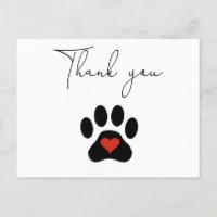 Pata de cachorro obrigado personalizado