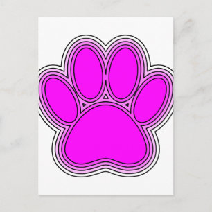 Cartão Postal Pata De Cães A Rosa Com Descrições