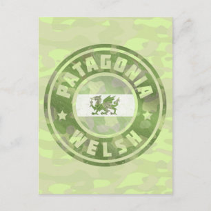 Cartão Postal Patagonia Welsh Camo Flag