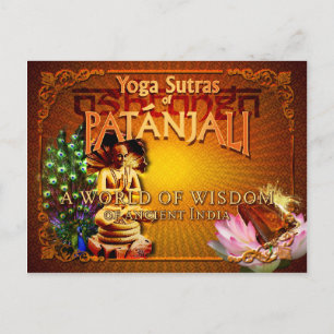 Cartão Postal PATANJALI - Cartão-postal Yoga Sutras