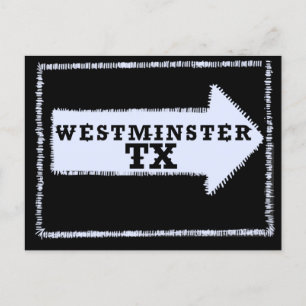 Cartão Postal Patch Westminster (Texas)