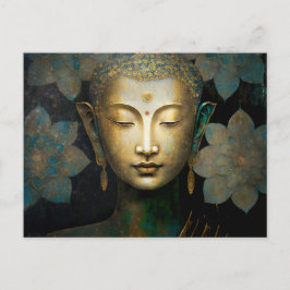 CARTÃO POSTAL PATINA DE PAZ | RETRATO DE MEDITAÇÃO