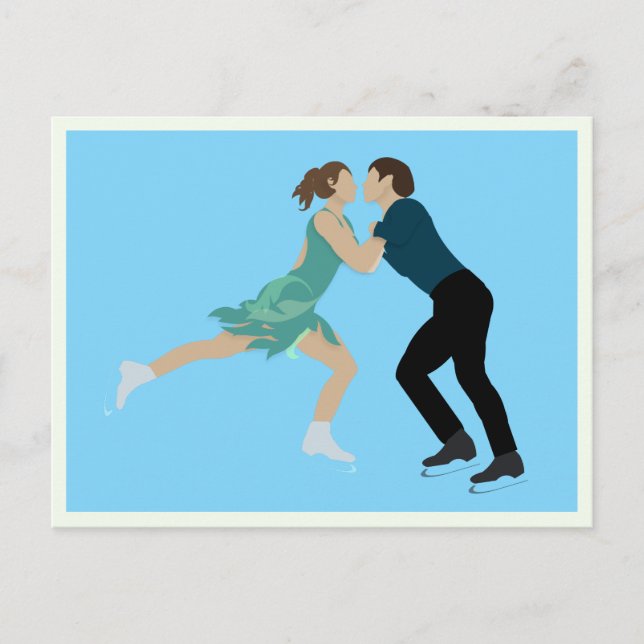 Cartão Postal Patinação de Figura (Frente)