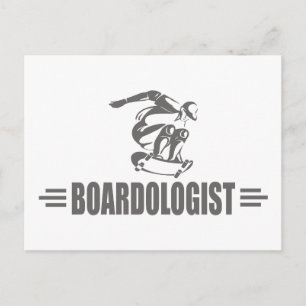 Cartão Postal Patinação Humorística