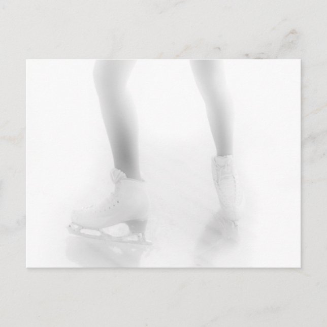 Cartão Postal Patinação no gelo (Frente)