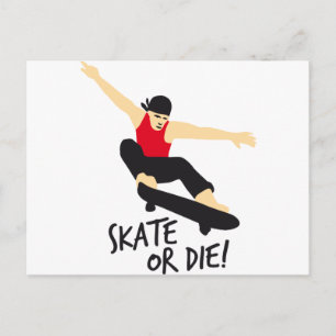 Cartão Postal Patinador E 3c
