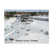 Patinagem no lago Dow na ponte de Bronson