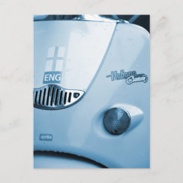 Cartão Postal Patinete azul