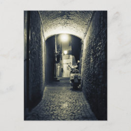 Cartão Postal Patinete na Itália