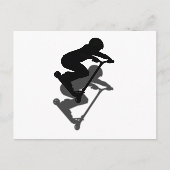 Cartão Postal Patinete - Patinete de dublagem 5 (Frente)