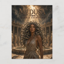 Pátio de Mármore da Medusa Cinema Escuro