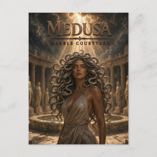 Cartão Postal Pátio de Mármore da Medusa Cinema Escuro