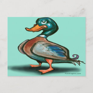 Cartão Postal Pato
