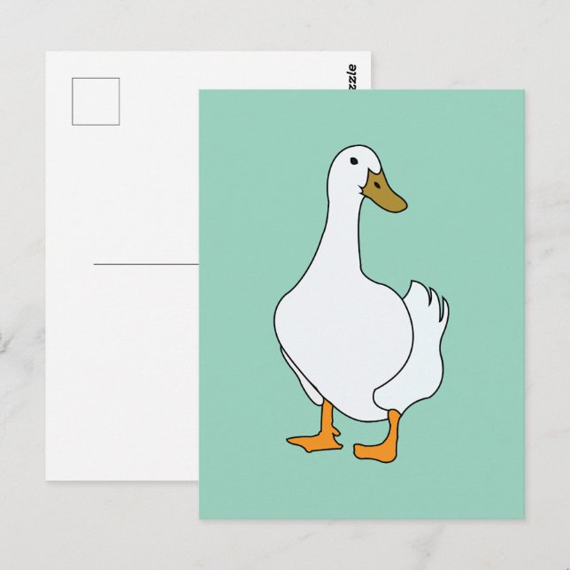 Cartão Postal Pato Ave Pato Branco  (Frente/Verso)